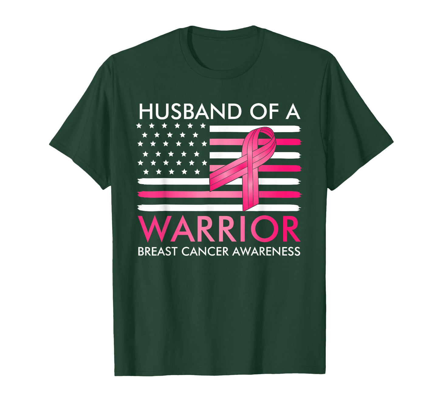 Husband of A Warrior Breast Cancer Awareness Support Squad T-Shirt