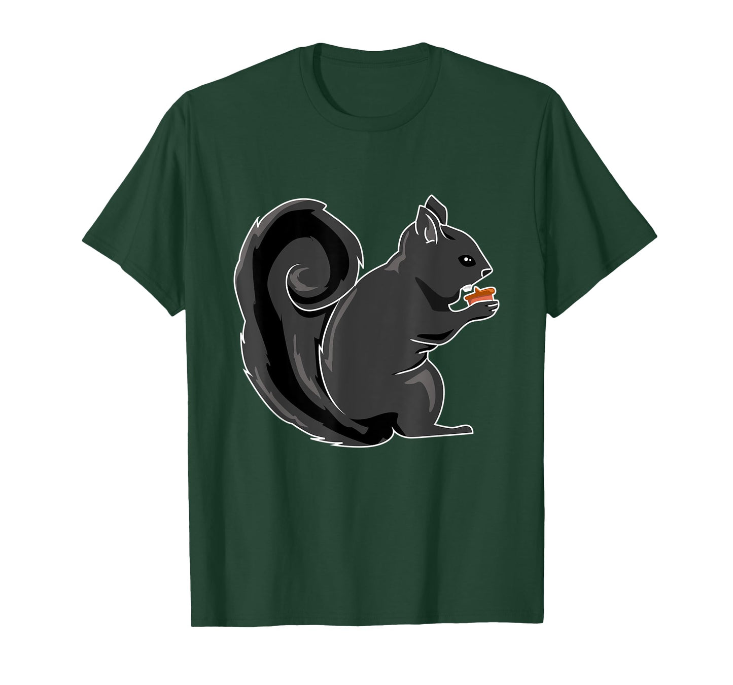 Black Squirrel Animal Nuts T-Shirt