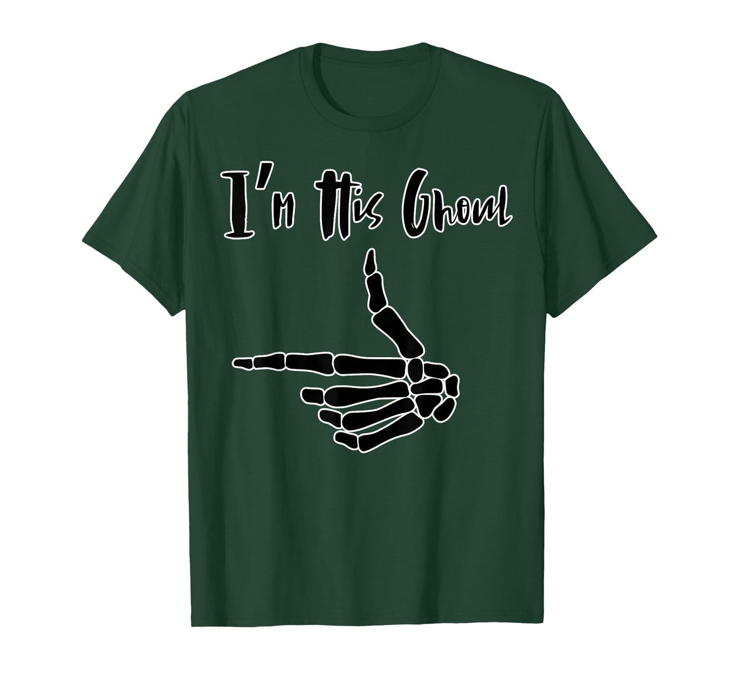 Couple's Halloween She's My Ghoul Girlfriend Tee T-Shirt
