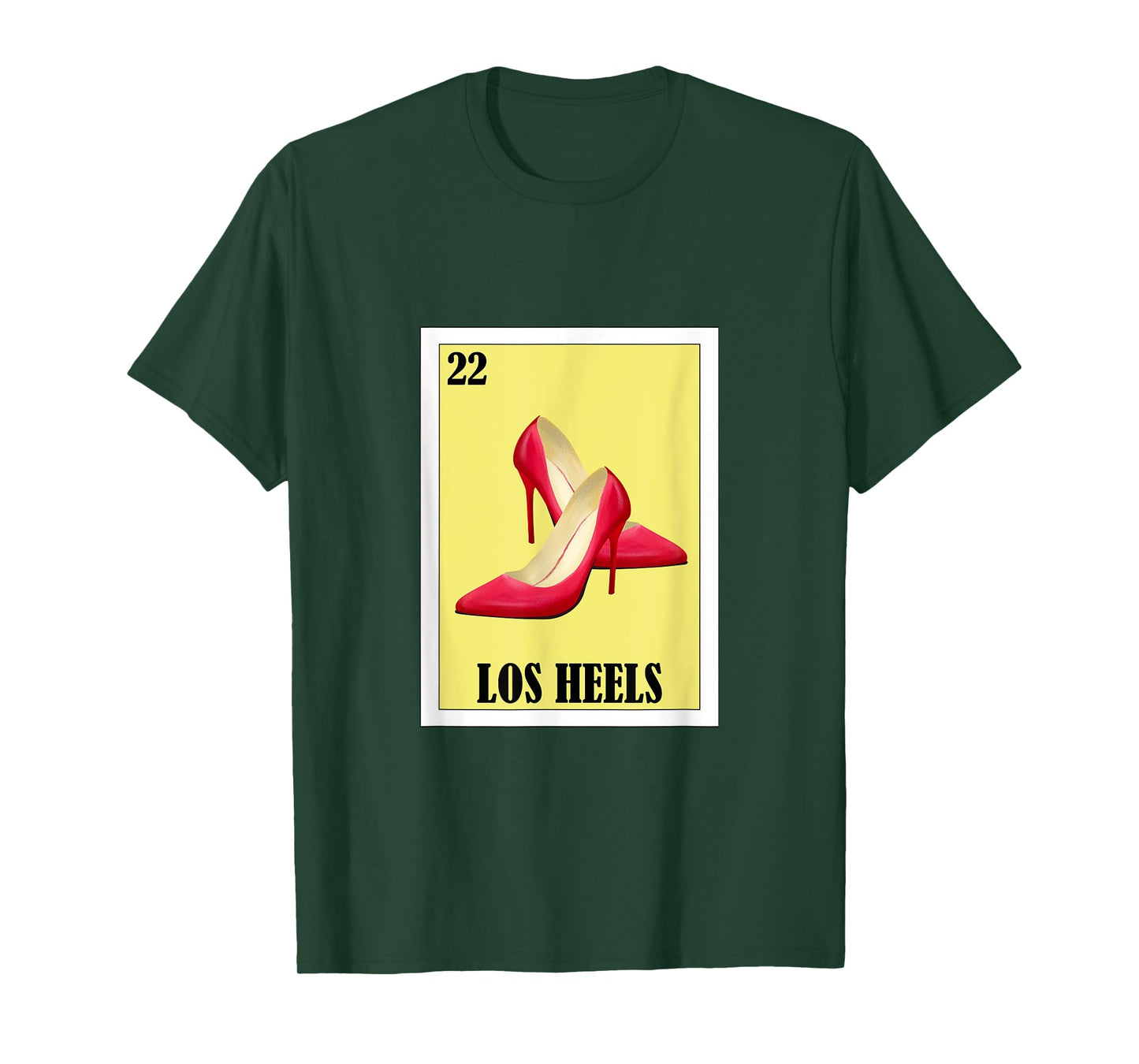 Funny Mexican Tacos Altos Design - Los Heels T-Shirt