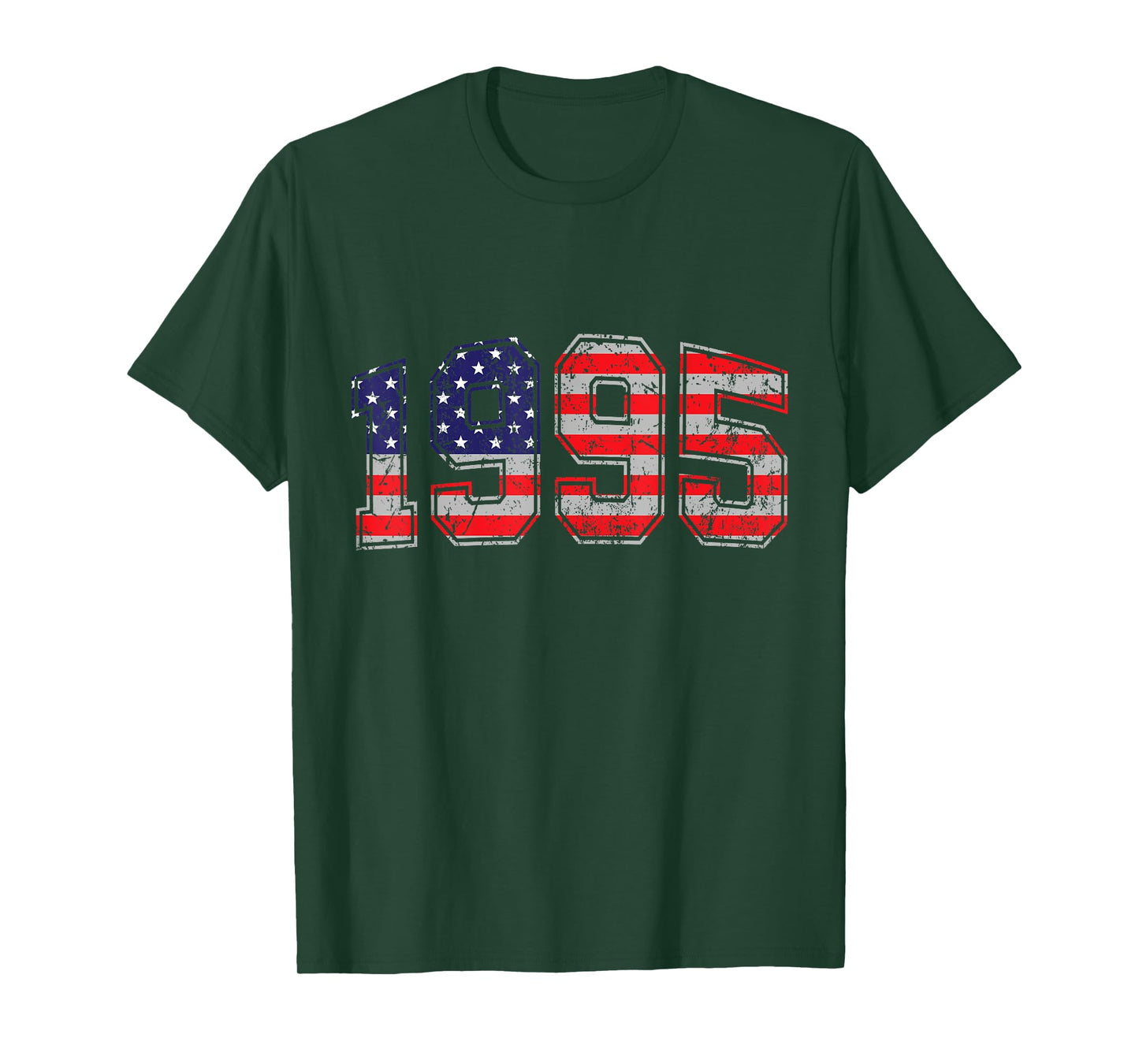 Vintage 1995 29 Years Old American Flag 4th Of July Retro T-Shirt