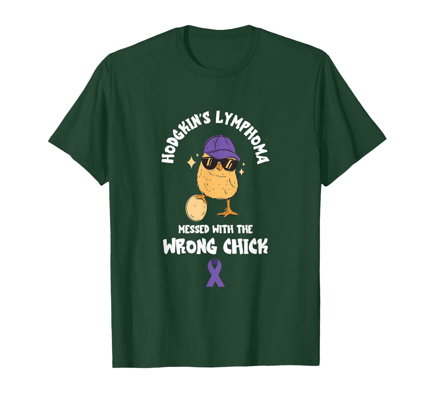 Lymphoma Messed The Wrong Chick Hodgkin’s Lymphoma Awareness T-Shirt