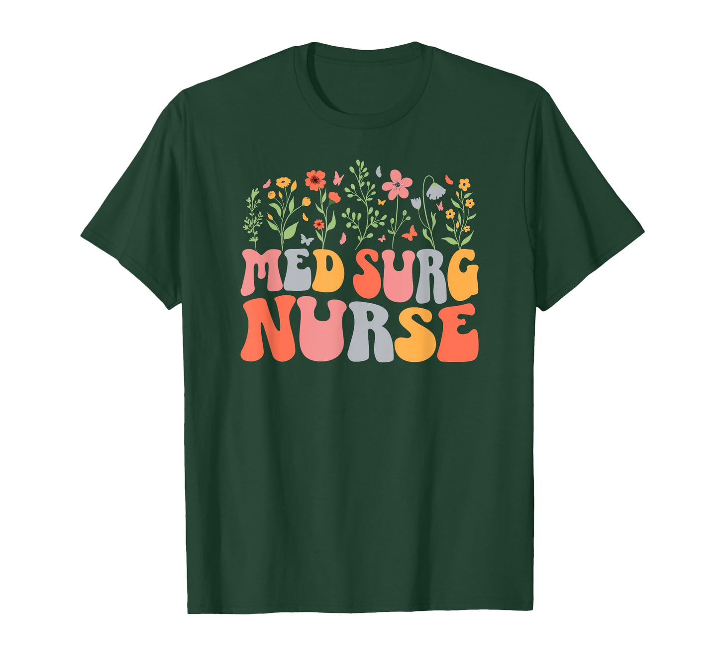 Med Surg Nurse Groovy Medical Surgical Nurse T-Shirt
