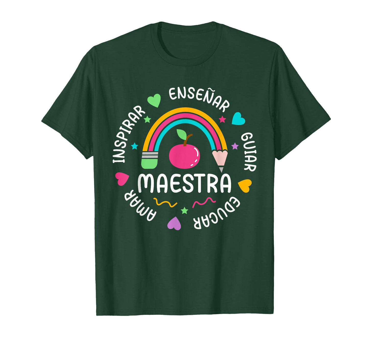 Maestra De Español Appreciation Spanish Teacher T-Shirt