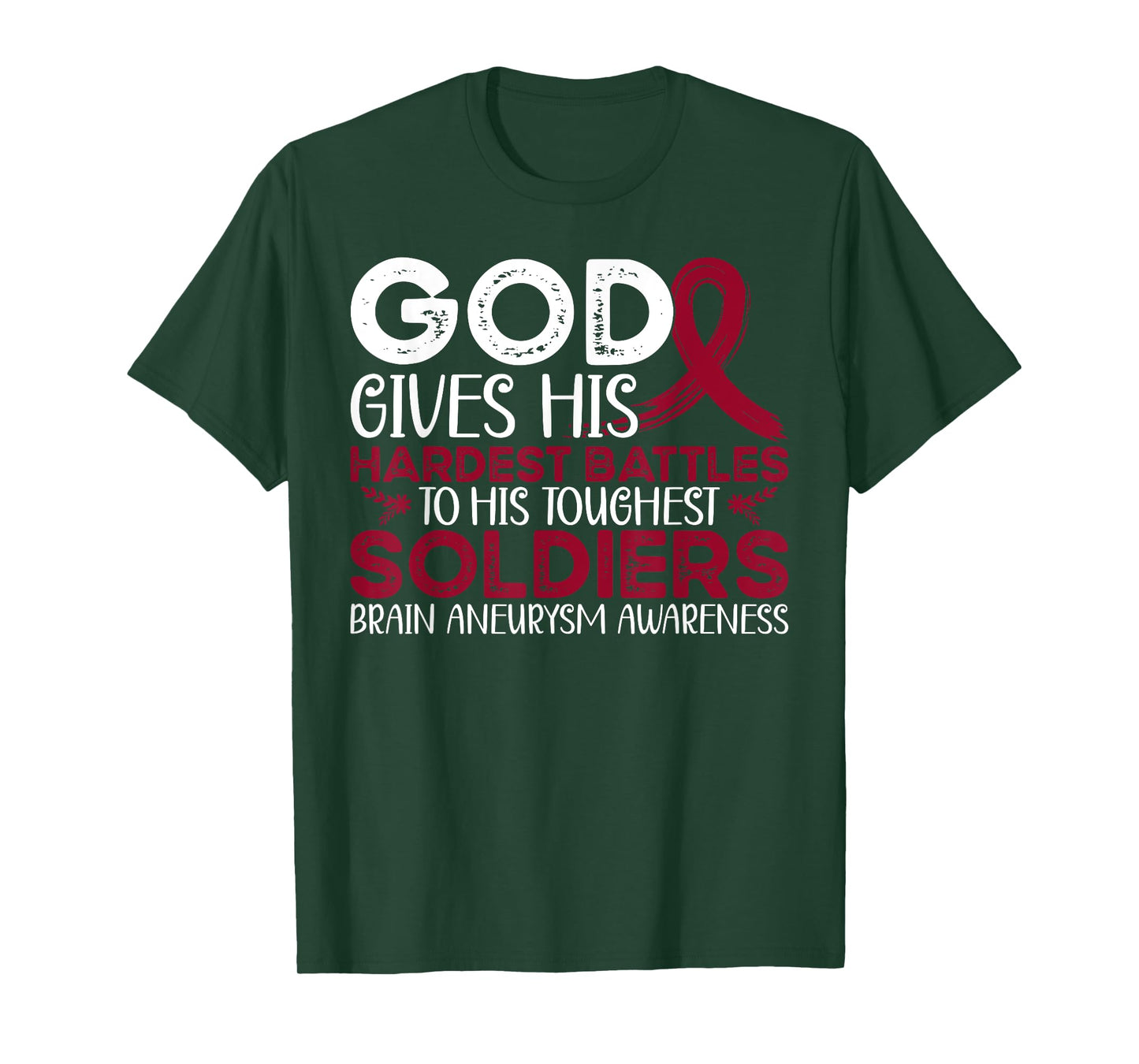 Brain Aneurysm Warrior Brain Aneurysm Awareness T-Shirt