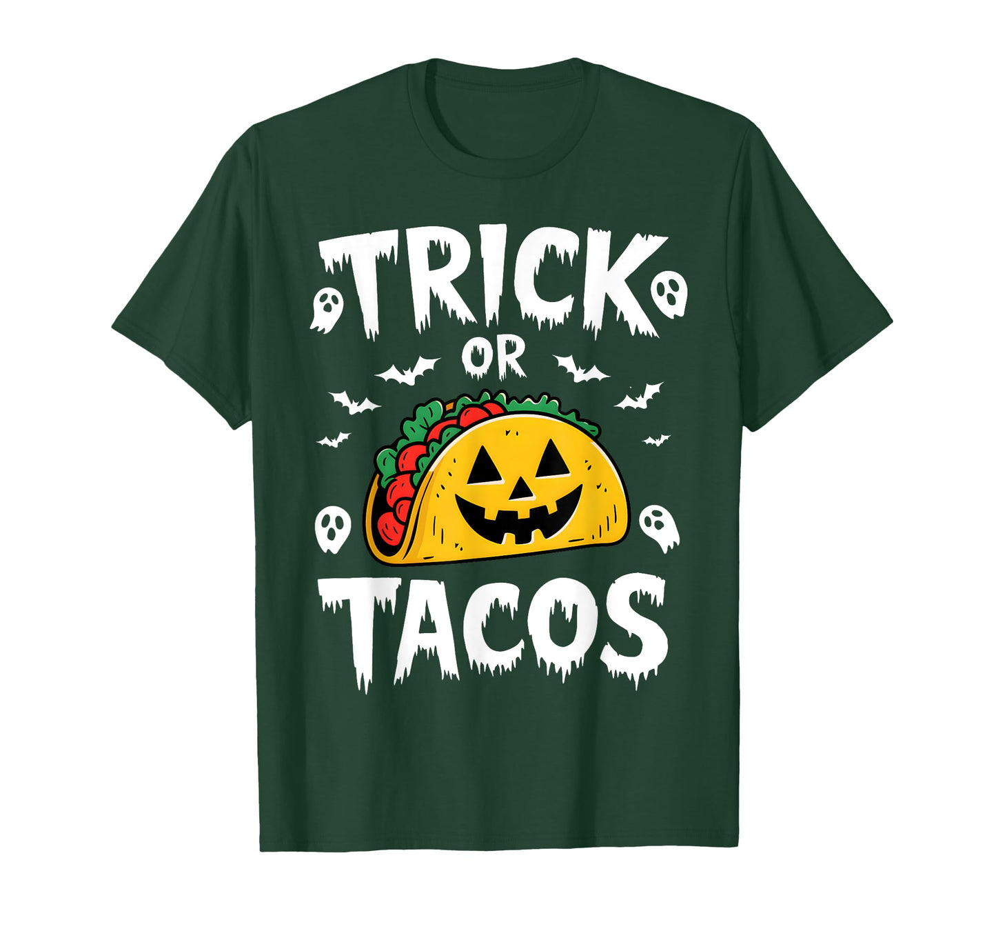 Halloween Trick Or Tacos Mexican Food Costume Lover Tee T-Shirt