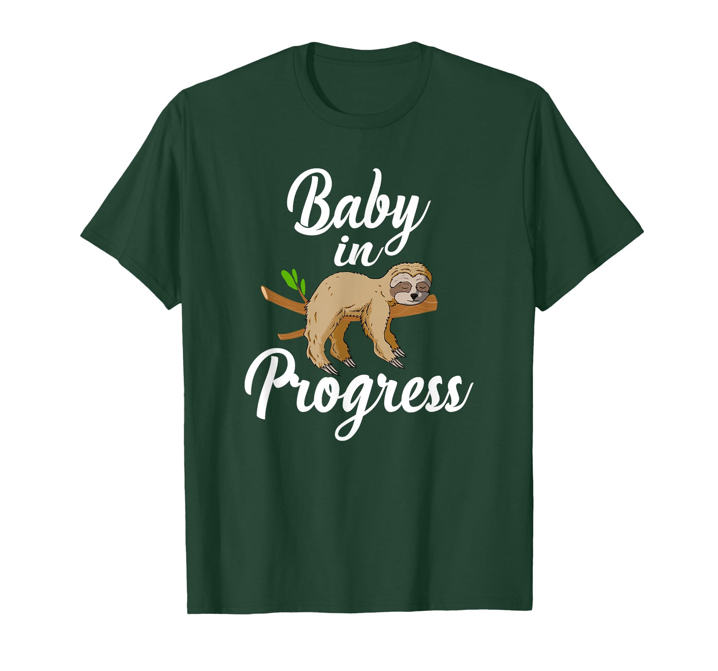 Baby in Progress Shirt Nature sleeping Choloepus toed T-Shirt