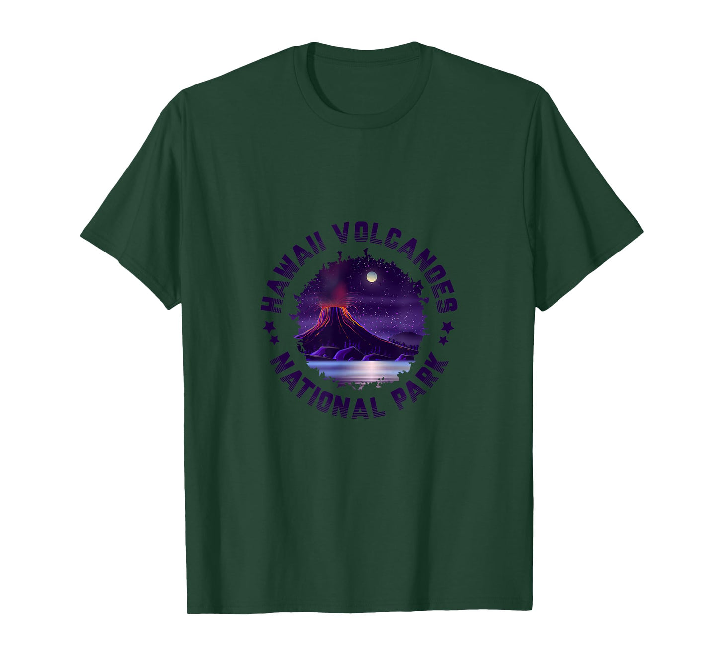 Moonlight Hawaii Volcanoes National Park T-Shirt