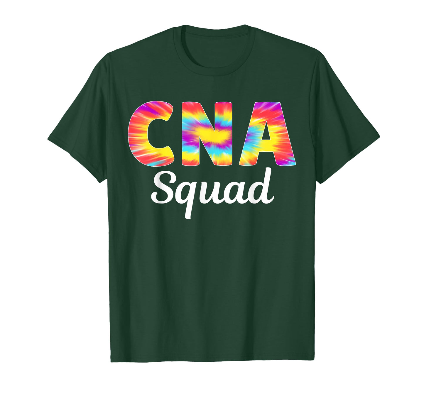 CNA Squad Certified Nursing Assistant Tie Dye For Women Cute T-Shirt