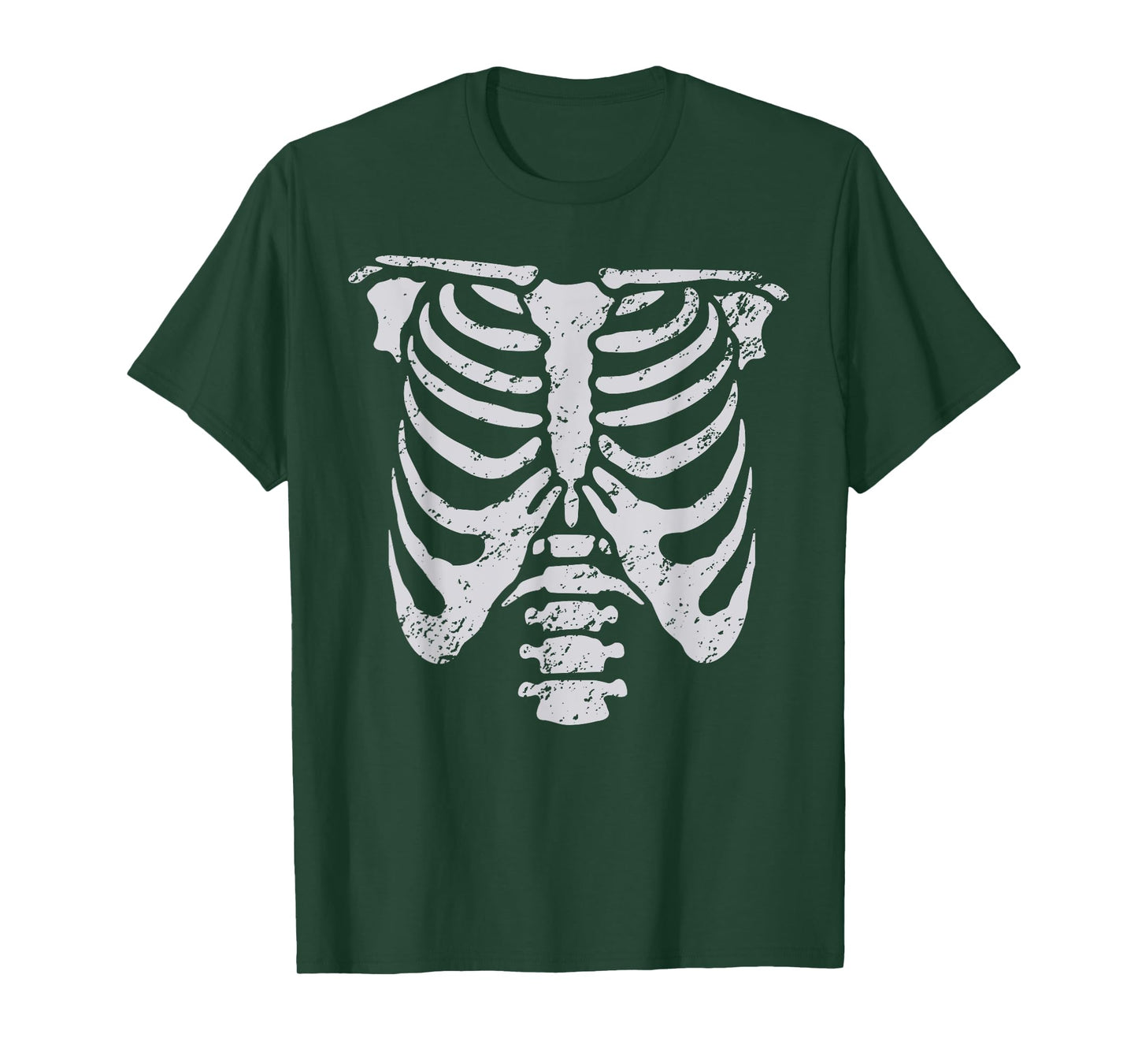 Skeleton Rib Cage Easy Halloween Costume Ribcage Skull T-Shirt
