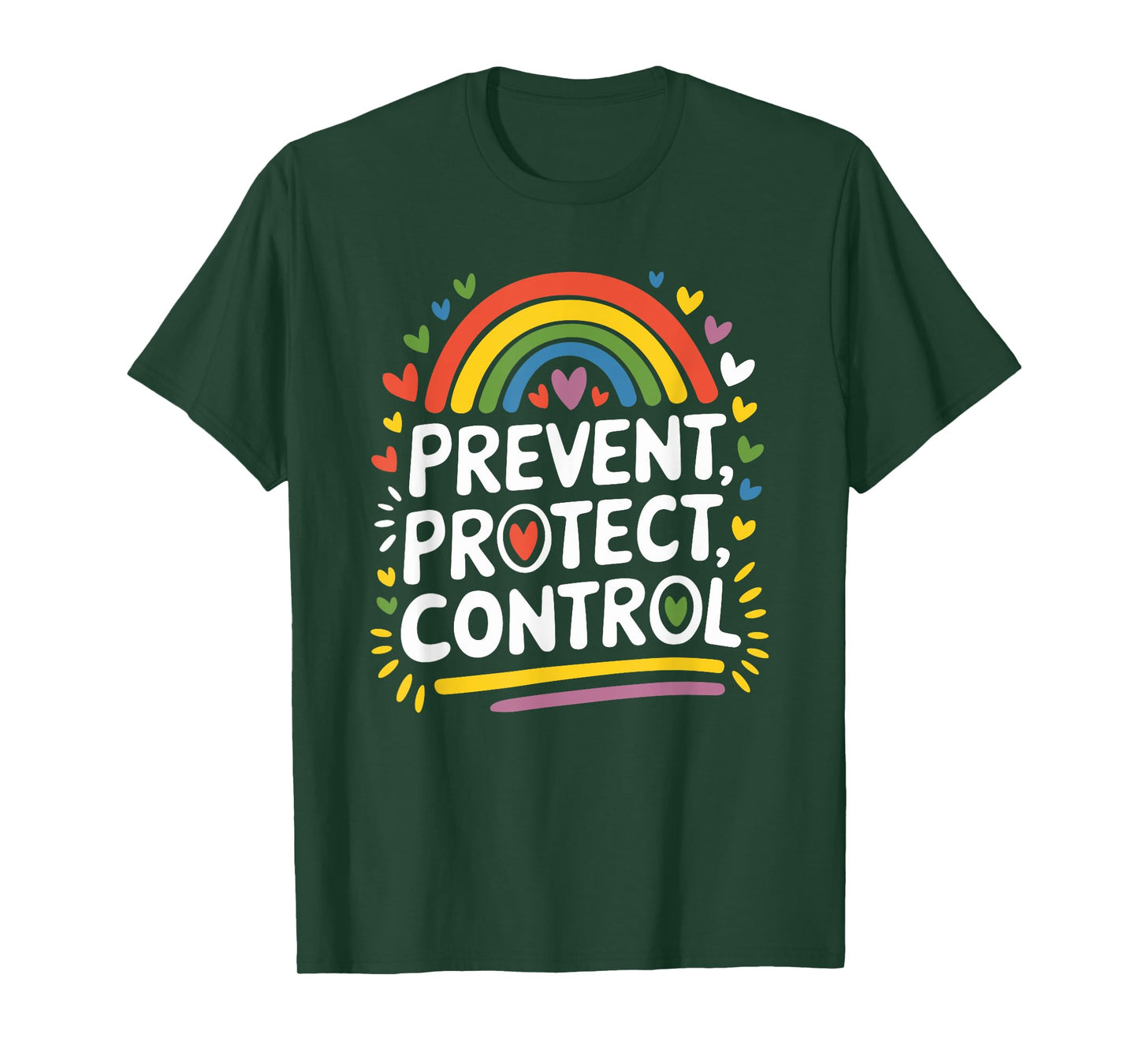 Infectious Disease Nurse Squad, Peace Love Infection Control T-Shirt