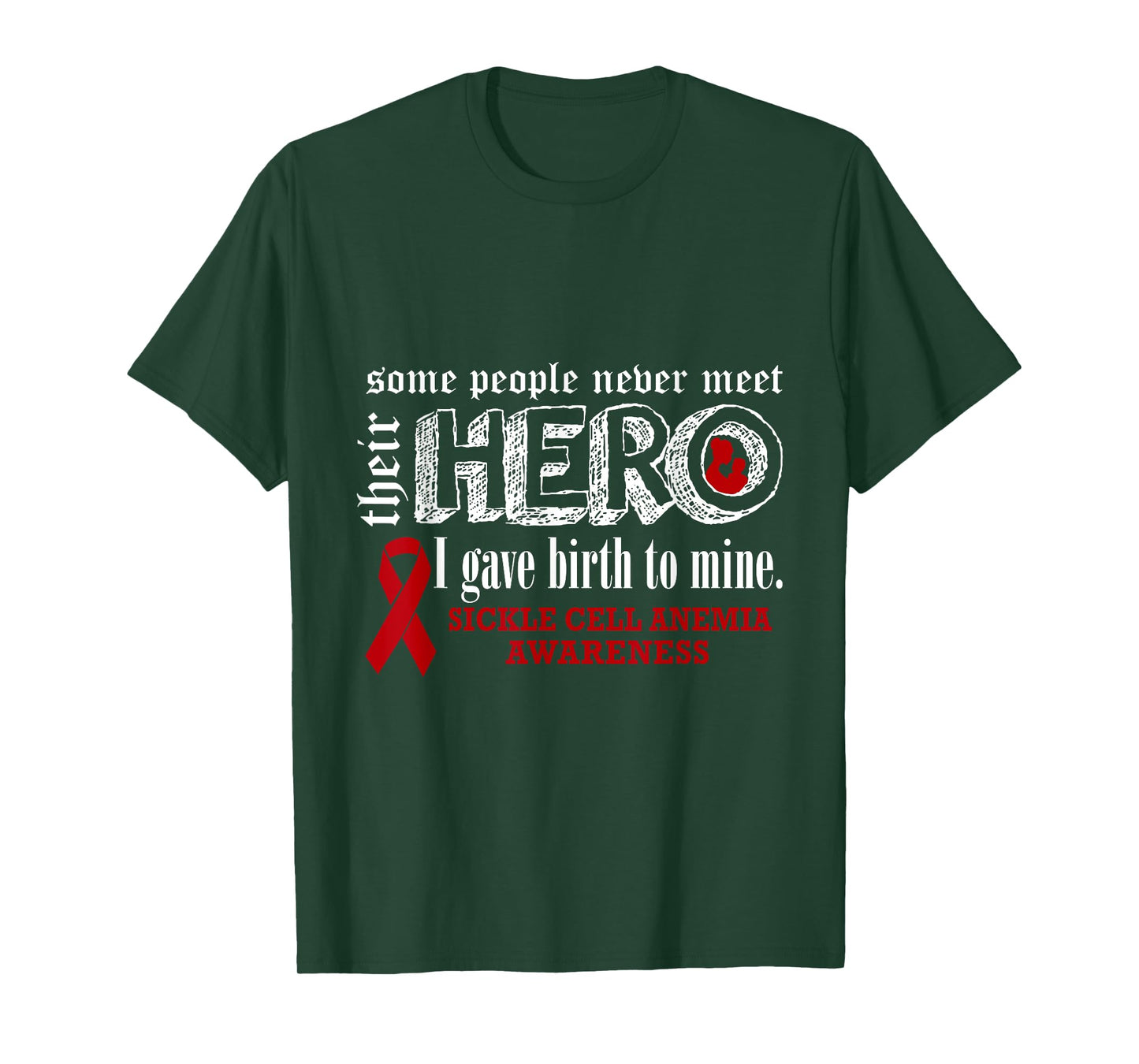 Sickle Cell Anemia Awareness Warrior's Mom I gave Birth To M T-Shirt