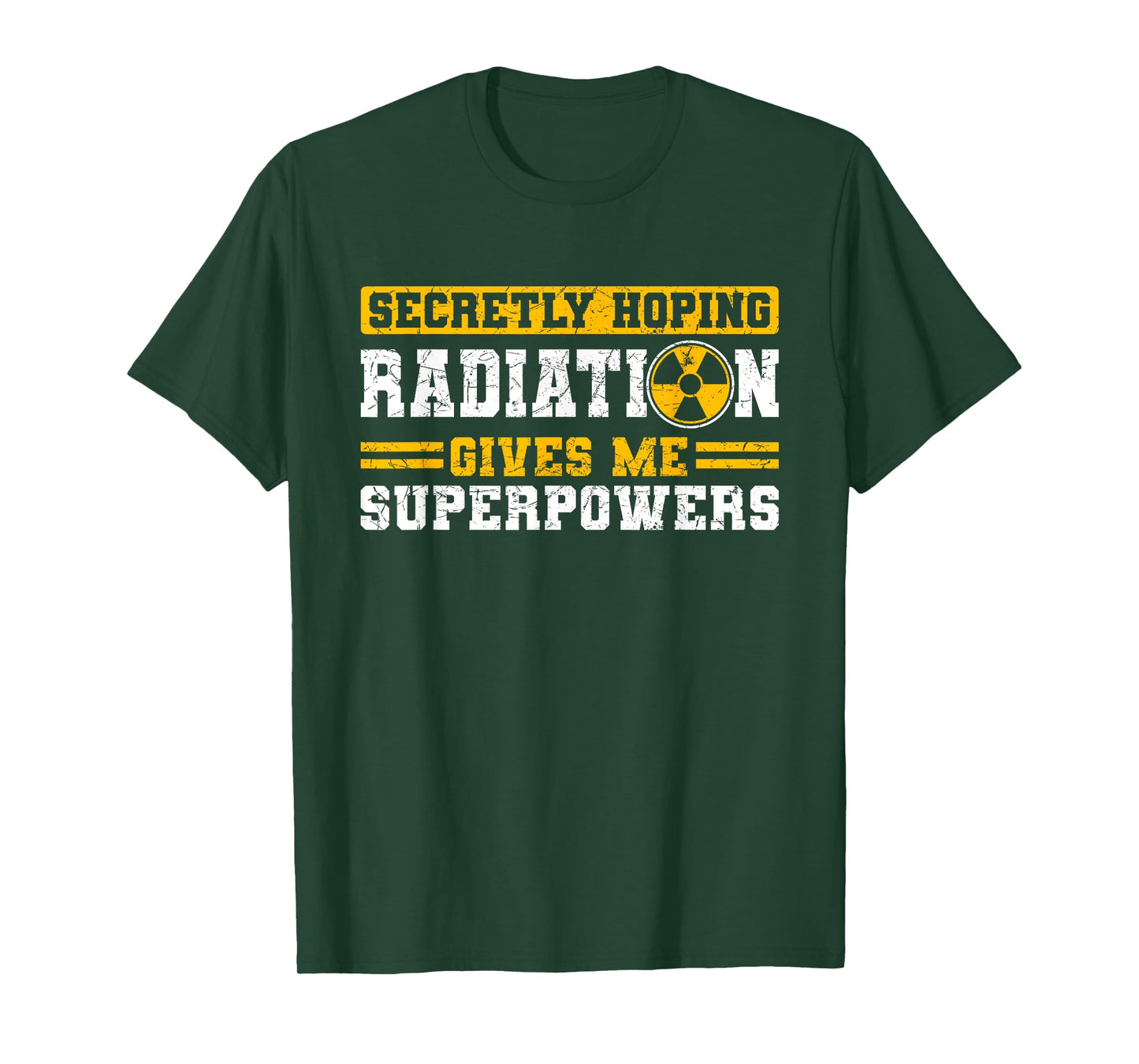 Hope Radiation Therapy Gives Me Superpowers Cancer Awareness T-Shirt