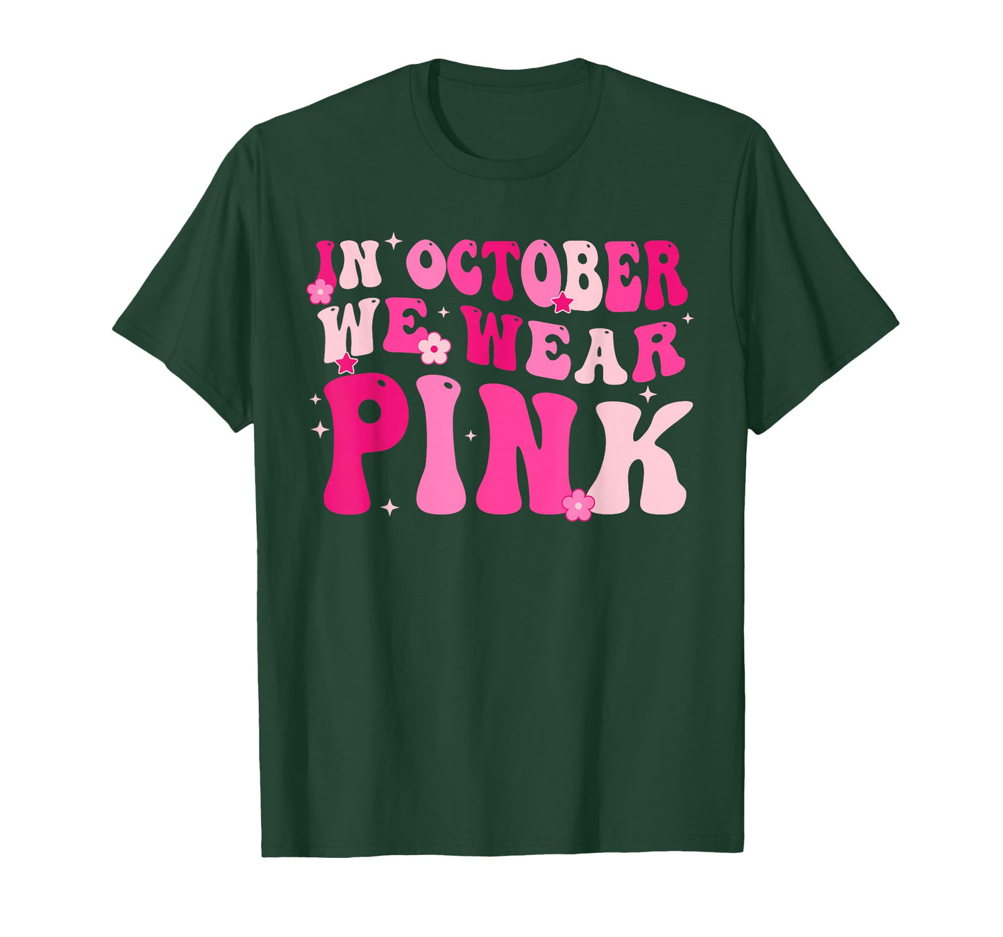 Breast Cancer Awareness t-shirt In October We Wear Pink T-Shirt