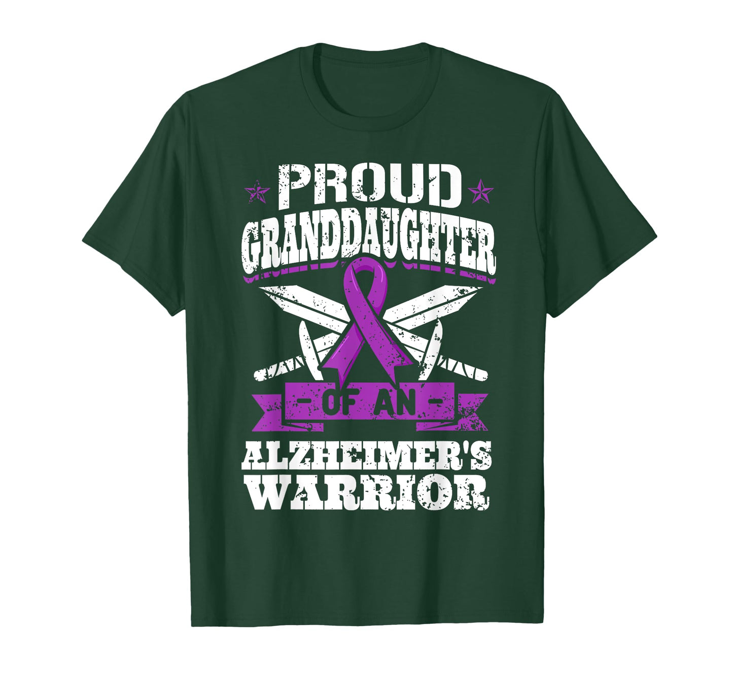 Proud Granddaughter Of An Alzheimer's Warrior Awareness T-Shirt
