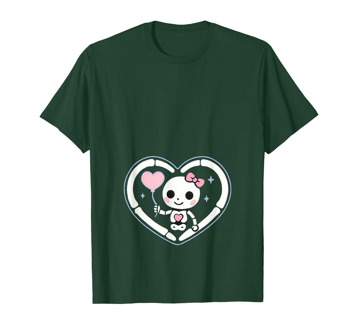 Happy Halloween Pregnant Baby Skeleton Spooky Season New Mom T-Shirt