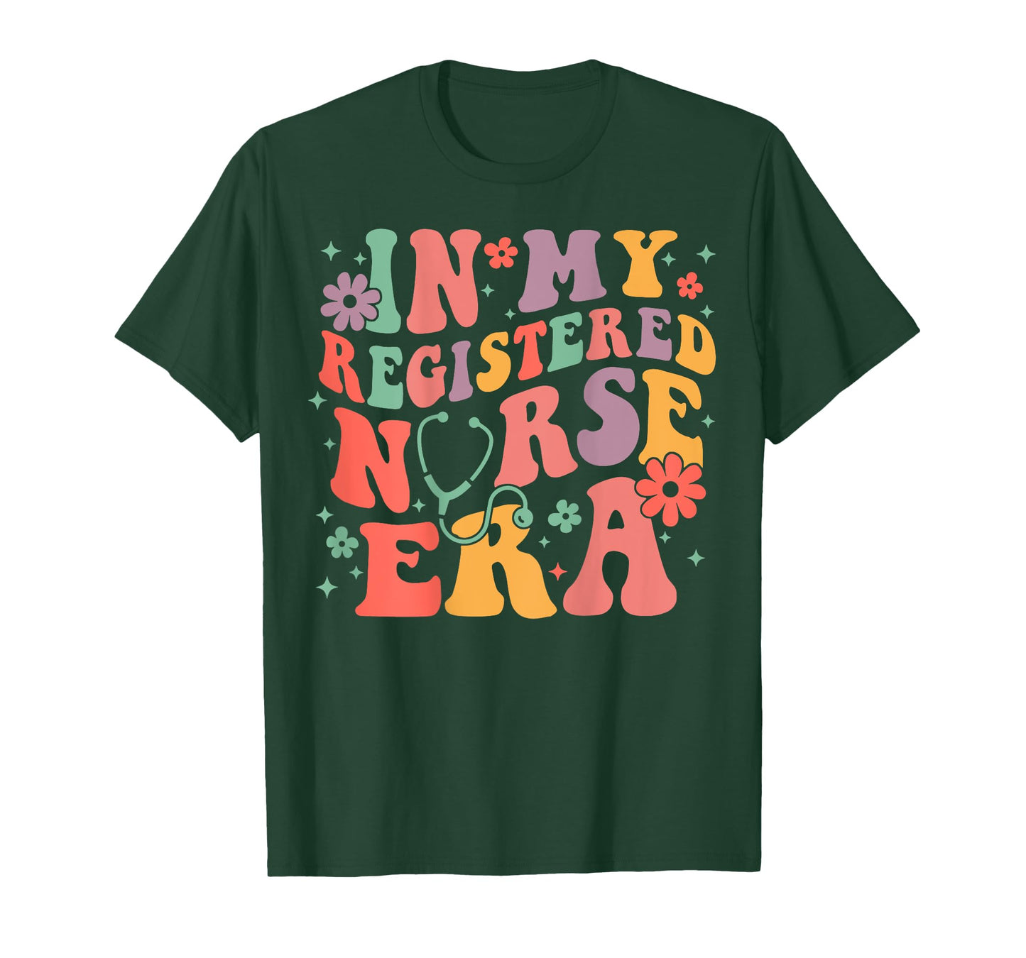 In My Registered Nurse Era New Nurse, Nurse Tees (On Back) T-Shirt