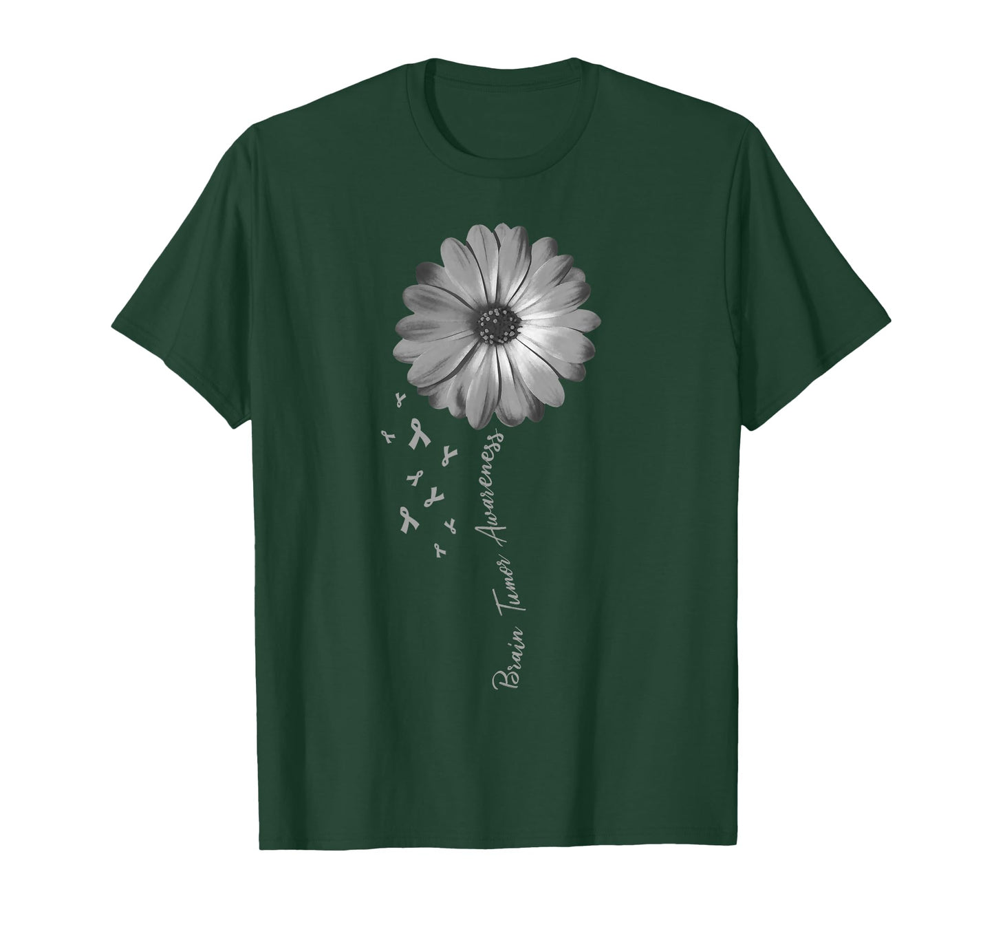 Daisy Flower Brain Tumor Awareness Gifts T-Shirt