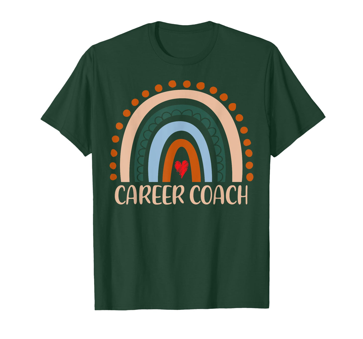 Career Coach Rainbow Appreciation Day Hello Back To School T-Shirt