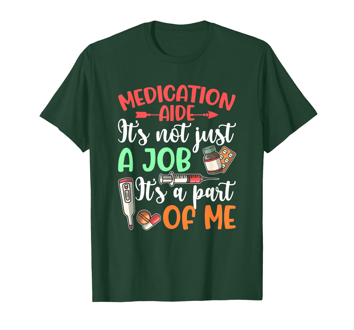 Medication Aide It's Part Of Me Med Aide Medication Aides T-Shirt