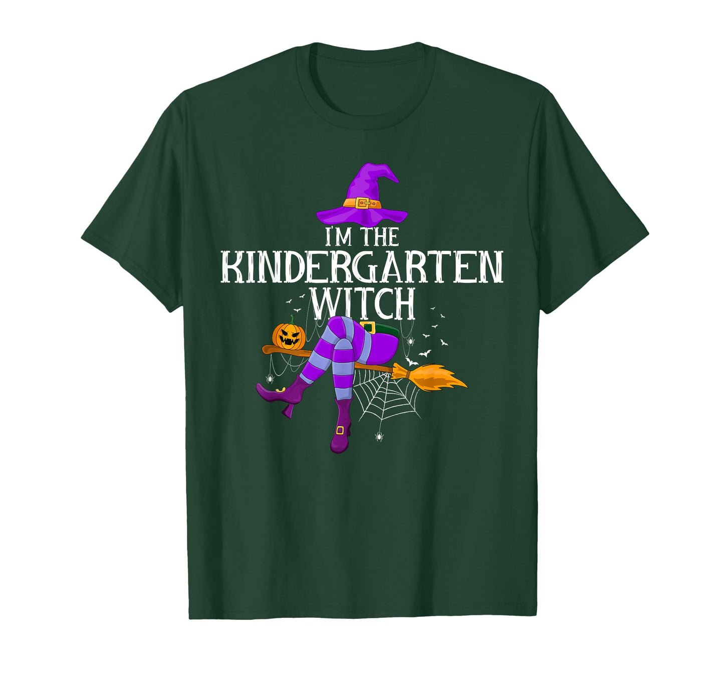 Matching Family Costume I'm The Kindergarten Witch Halloween T-Shirt