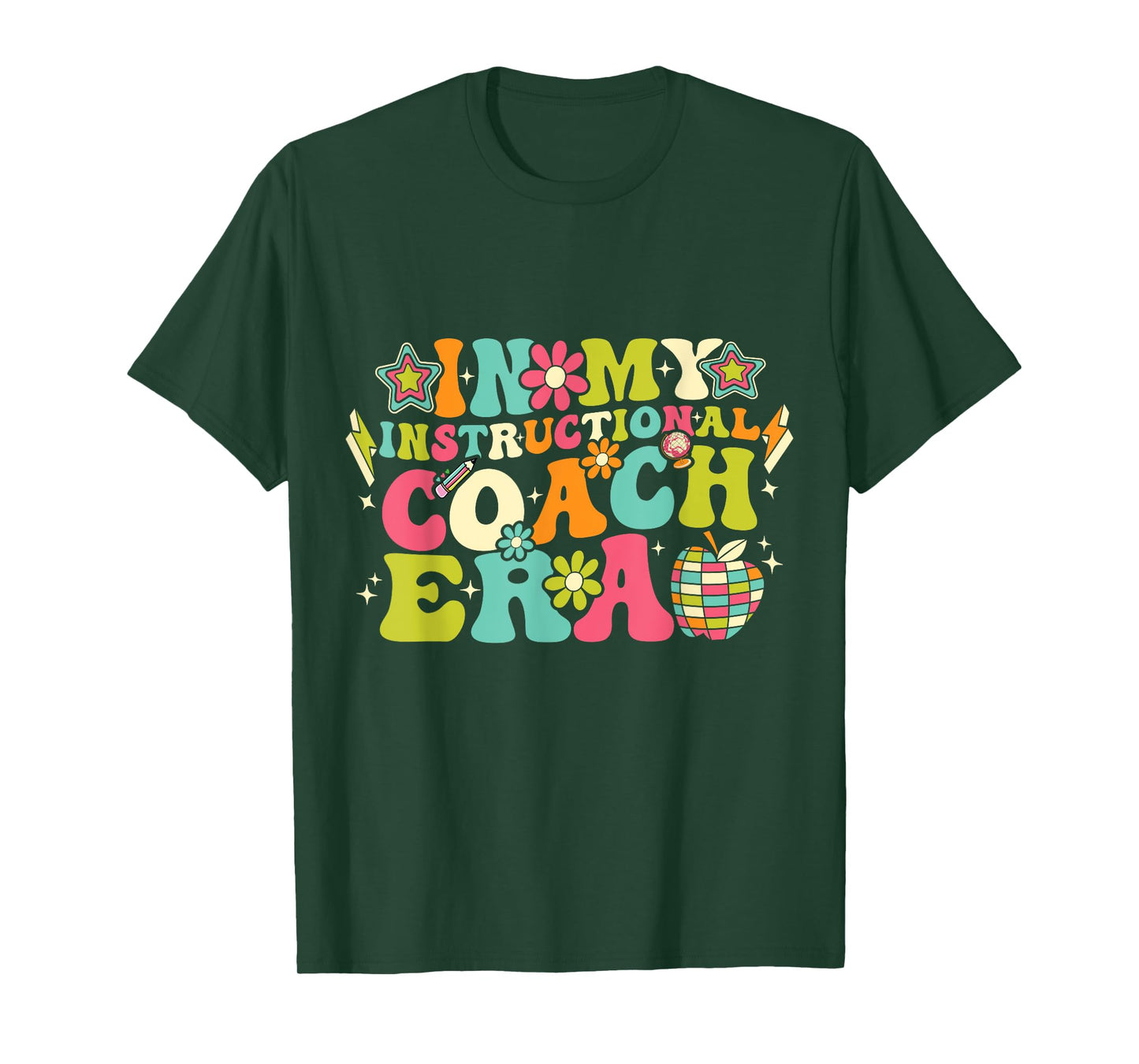 In My Instructional Coach Era Groovy Back To School T-Shirt