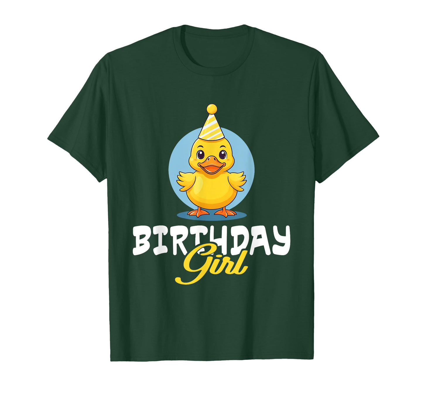 Birthday Girl Rubber Duck Lovers Bday Duck Party Girls Kids T-Shirt
