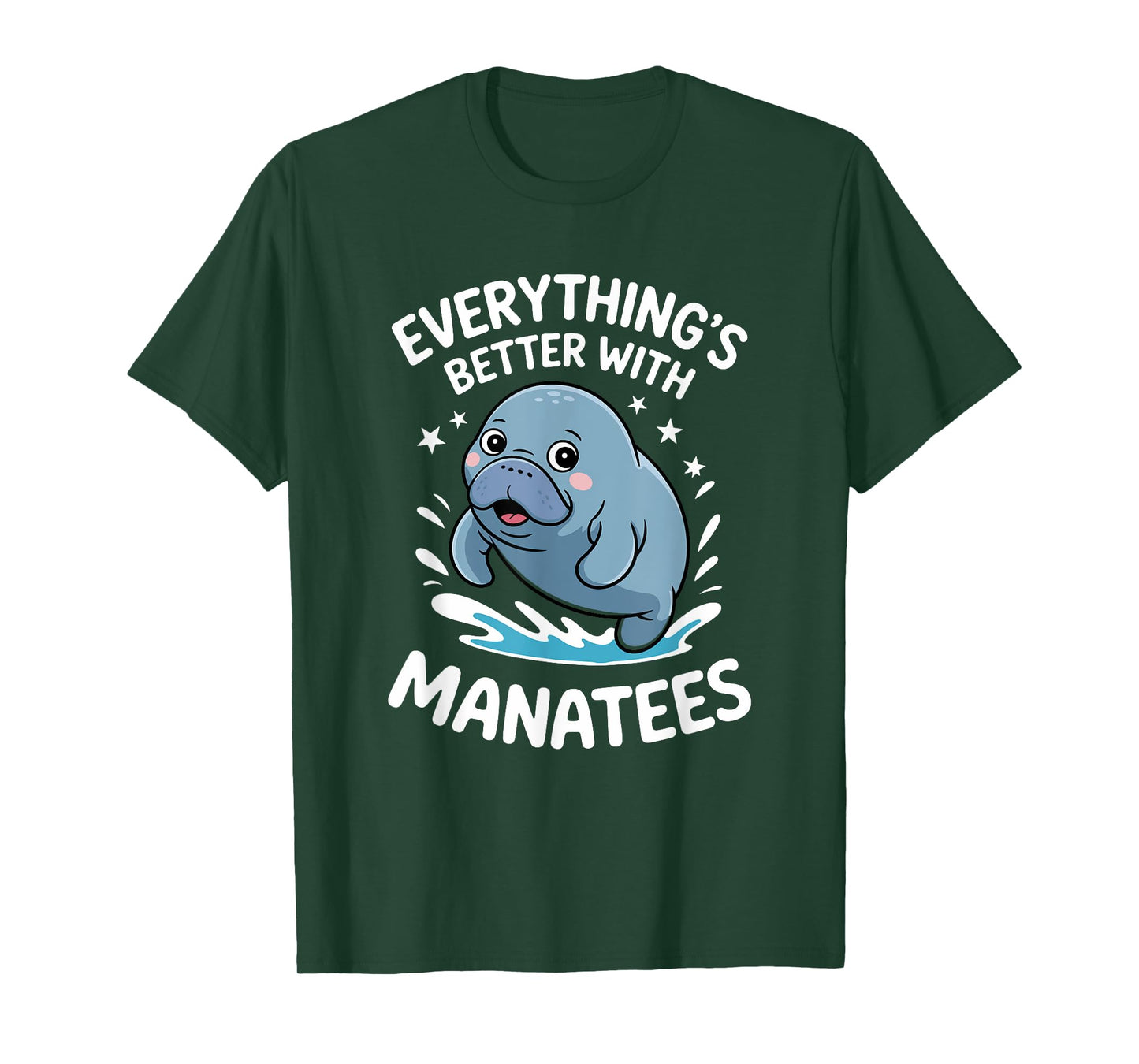 Cute Manatee Lover Adults or Kids Boys Girls Manatees T-Shirt