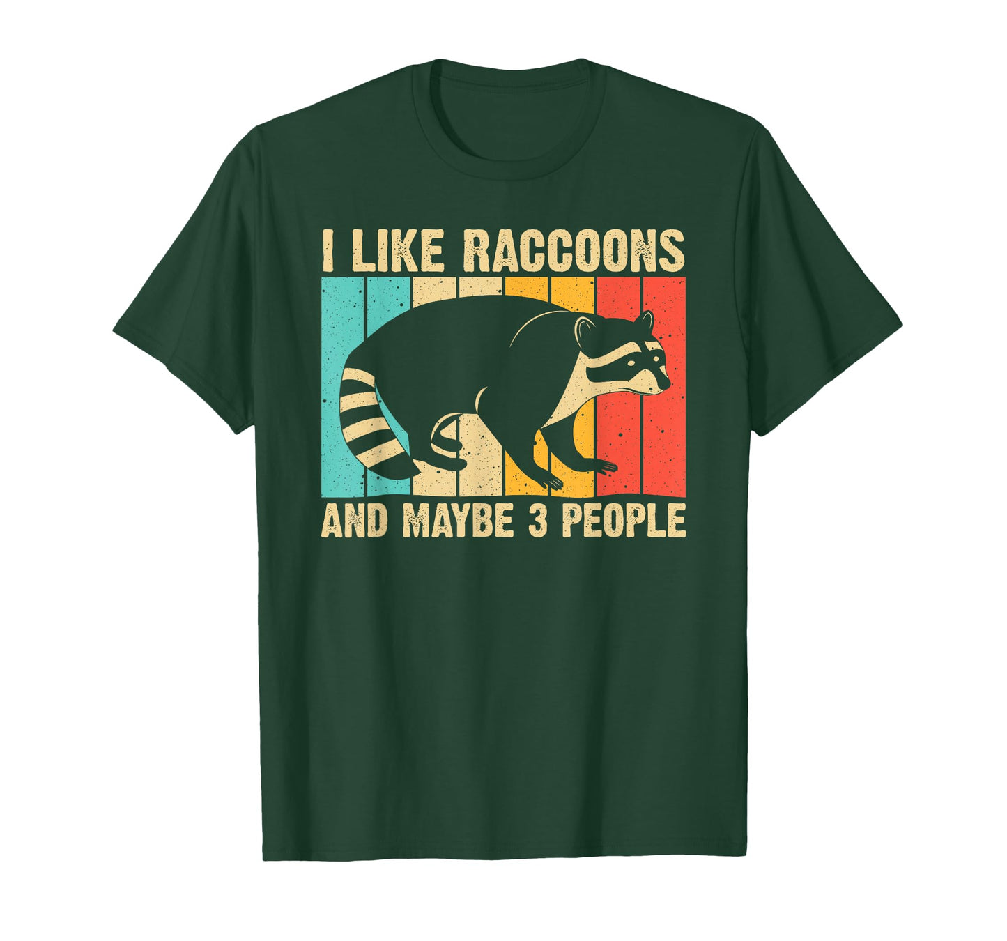 Funny Raccoon Design For Men Women Raccoon Lover Introvert T-Shirt