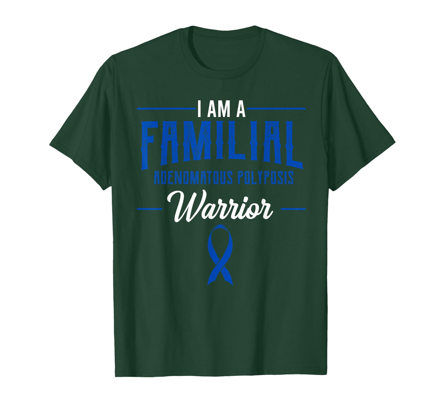 Familial Adenomatous Polyposis Warrior FAP Awareness Ribbon T-Shirt