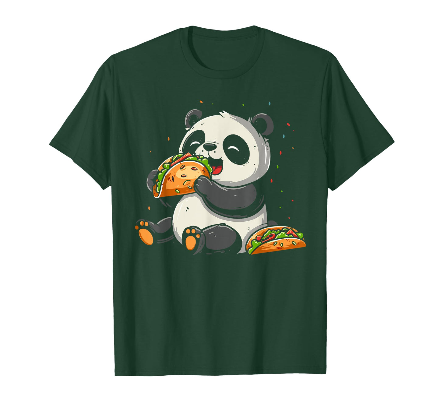 Panda Eating Taco Mexican Panda Funny Cinco De Mayo T-Shirt