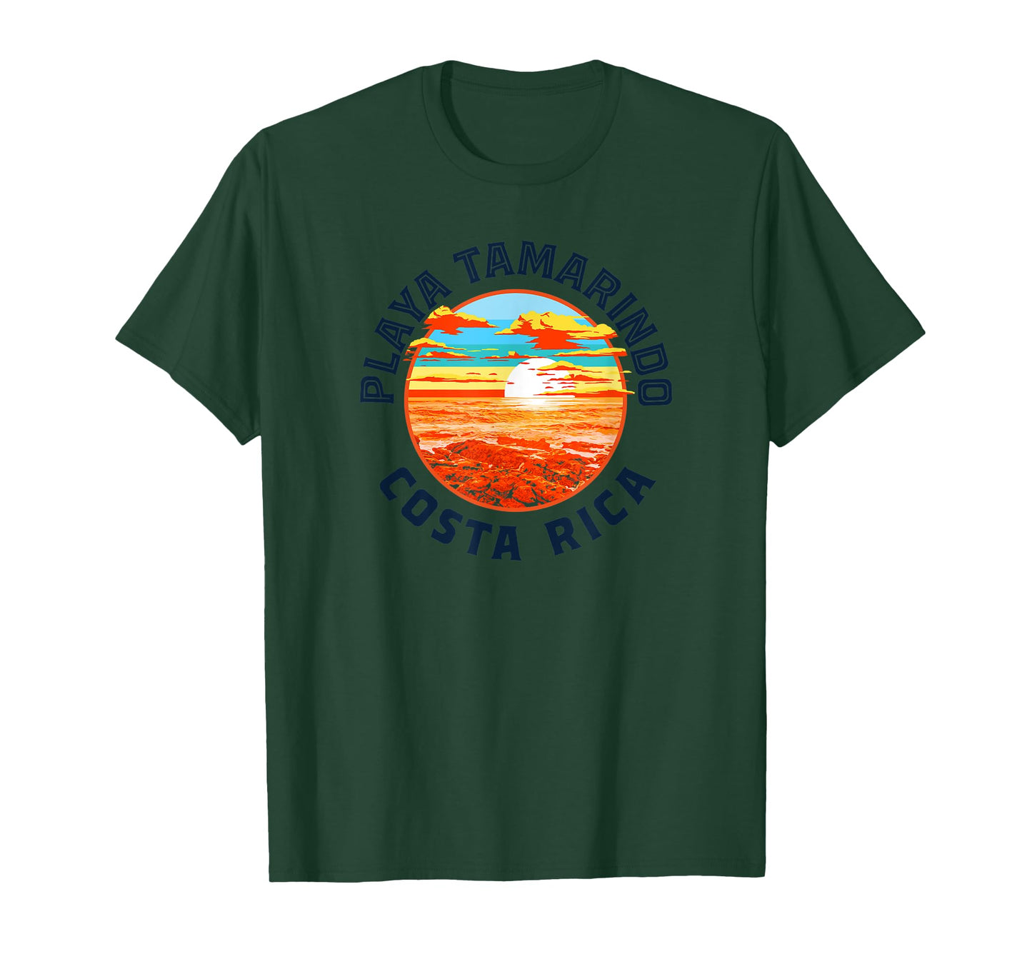 Playa Tamarindo Vintage Costa Rica Surf Style Graphic T-Shirt
