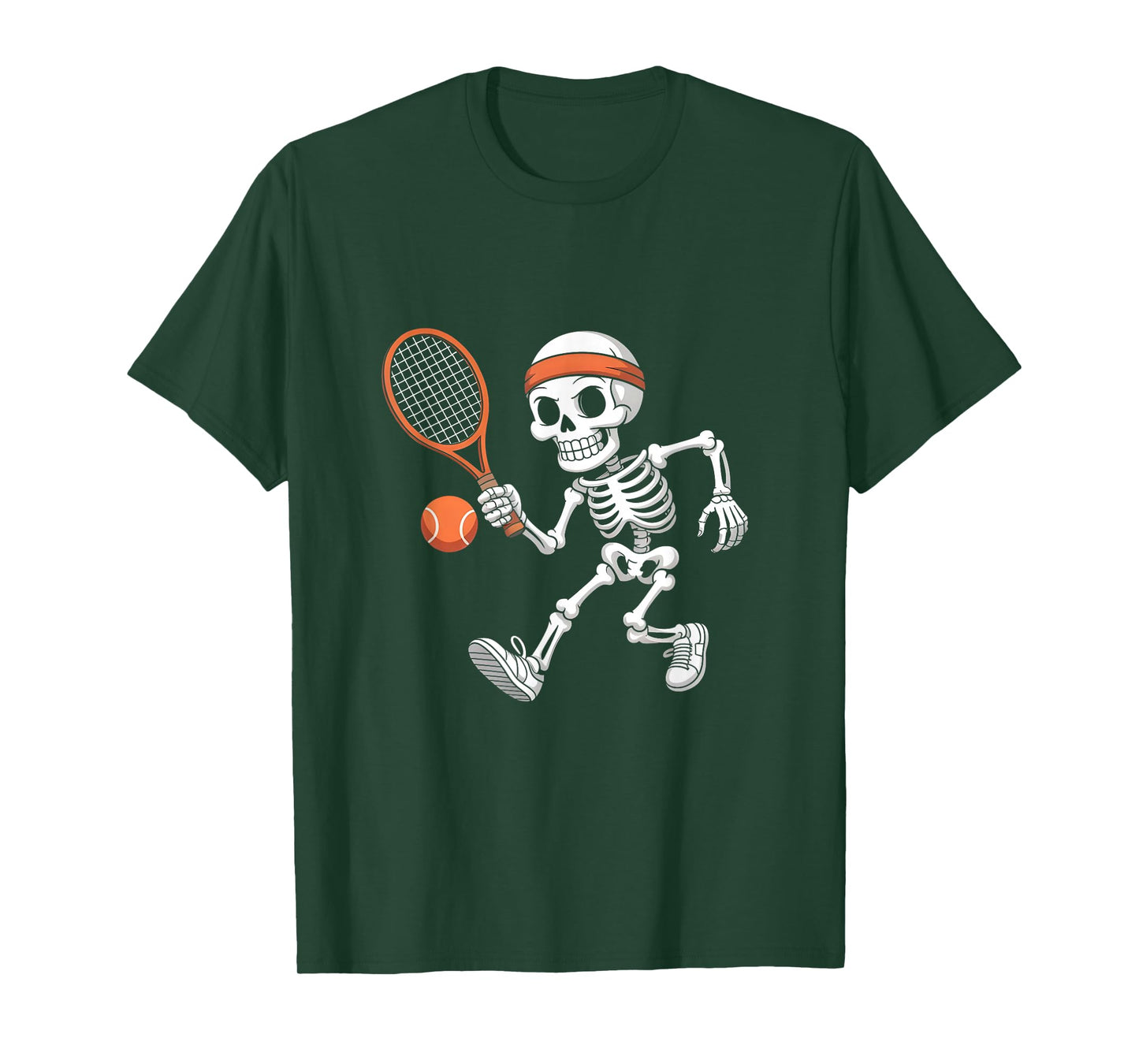 Tennis Skeleton Halloween T-Shirt