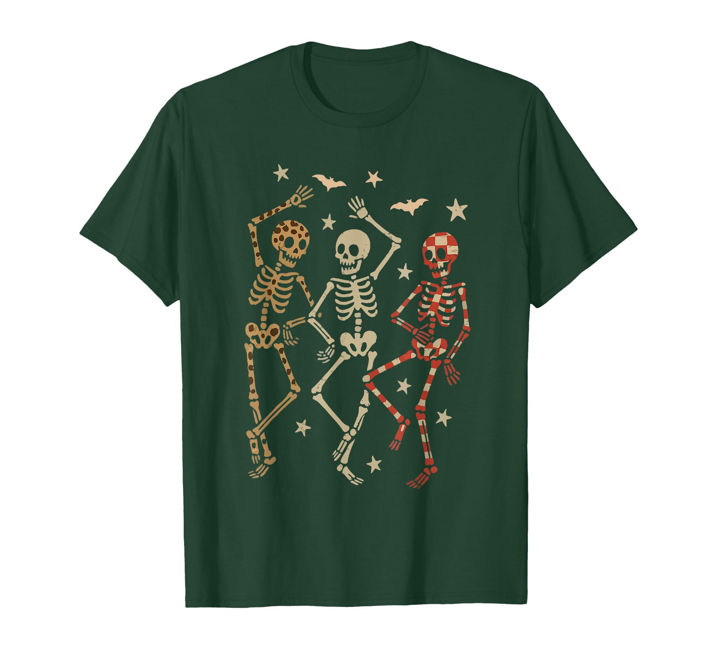 Halloween Dancing Skeletons Funny Spooky Party for Men Women T-Shirt