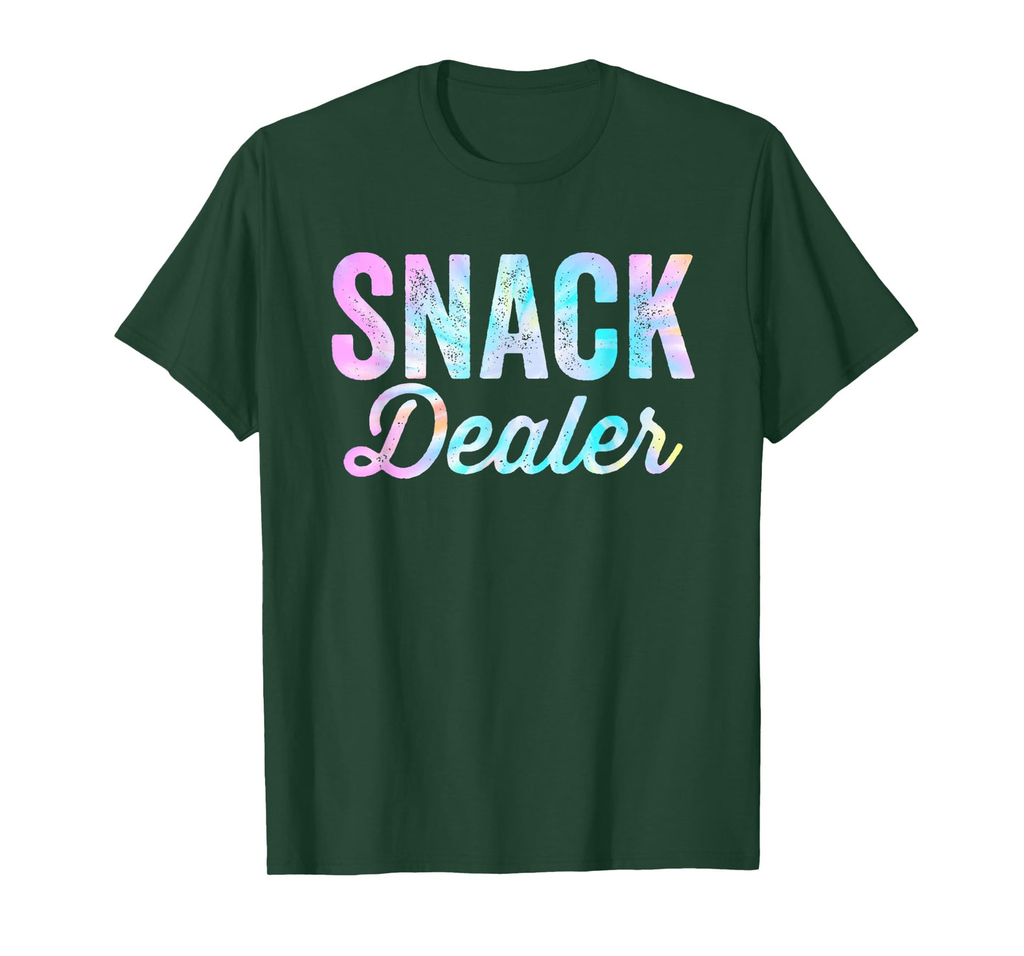 Snack Dealer Summer Camp Staff Daycare Worker Funny Tie Dye T-Shirt for Men Women