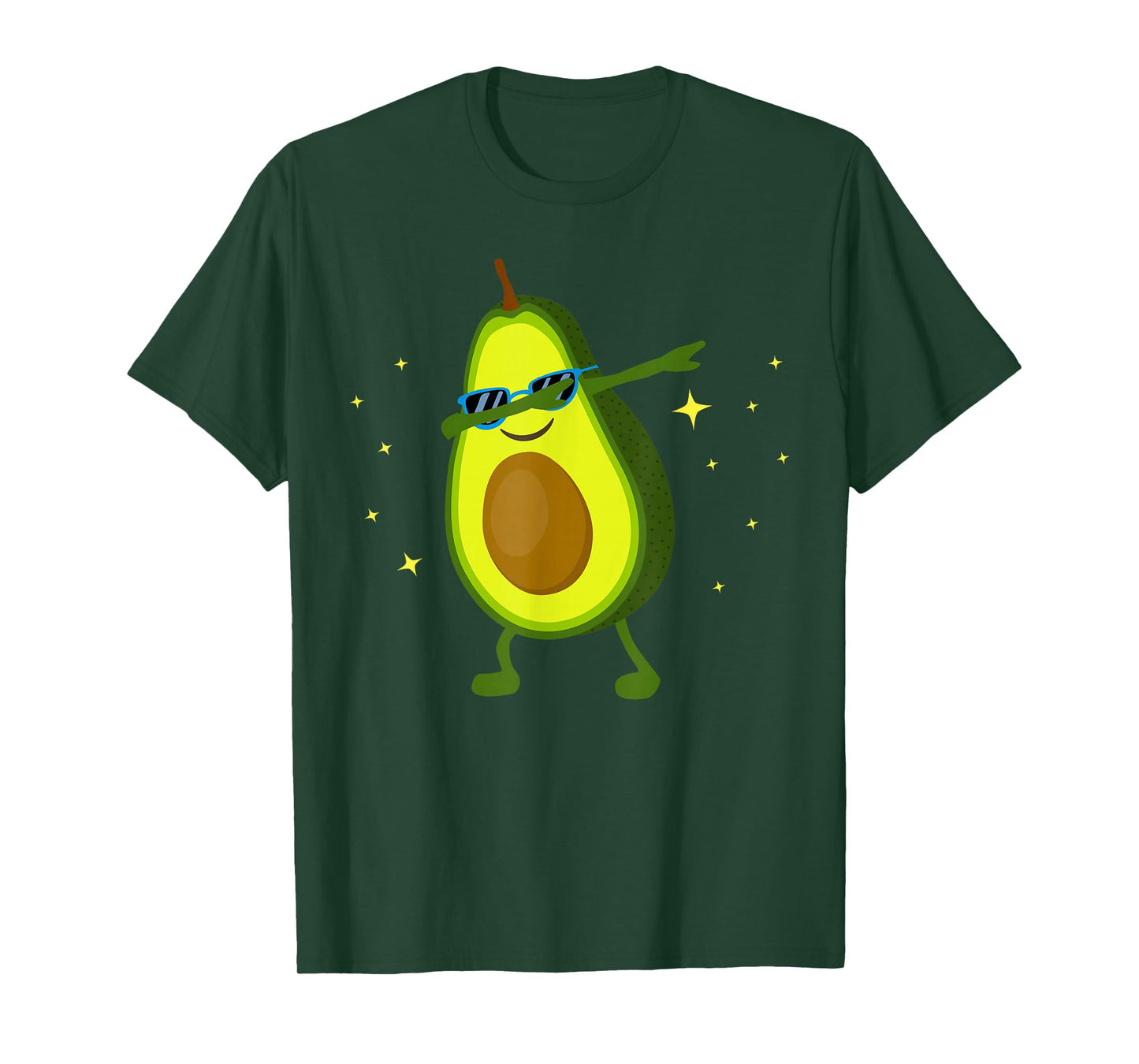 Dabbing Avocado T-Shirt Dabbing Fruit Shirts Vegan Avocado T-Shirt