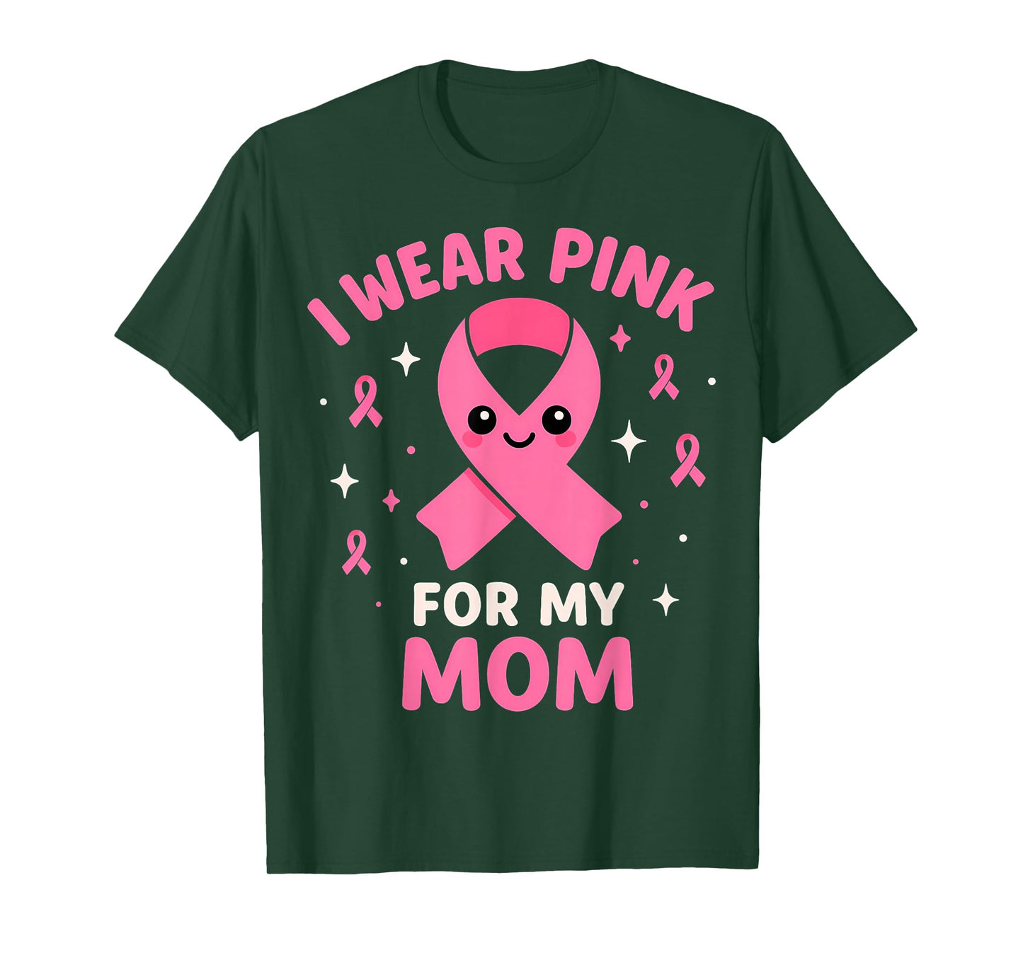I Wear Pink for My Mom Cancer Awareness T-Shirt
