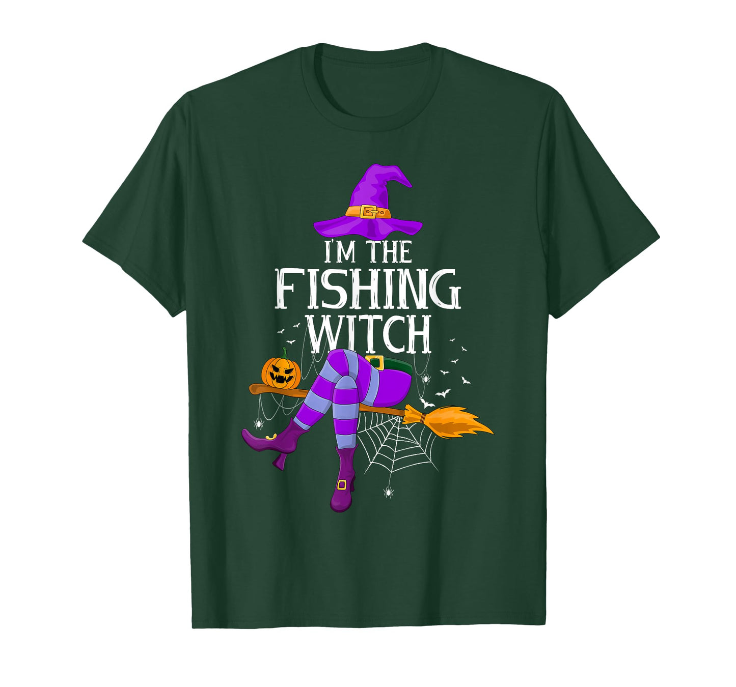 Matching Family Costume I'm The Fishing Witch Halloween T-Shirt
