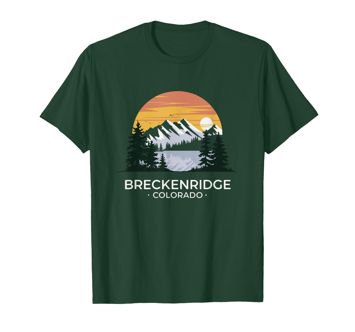 Breckenridge Colorado Scenic Mountain Lake Gift T-Shirt