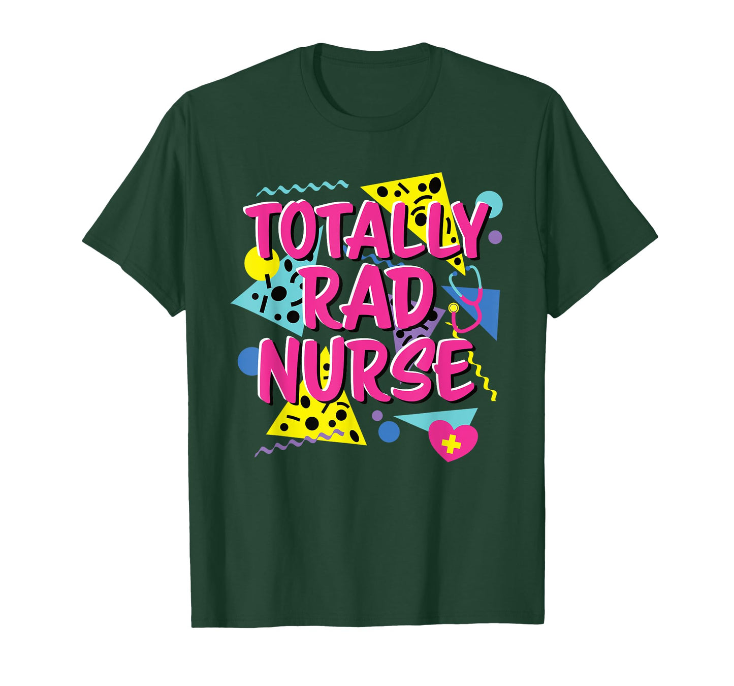 80s 90s Nurse Costume Lazy Halloween Party Theme 1980s 1990s T-Shirt