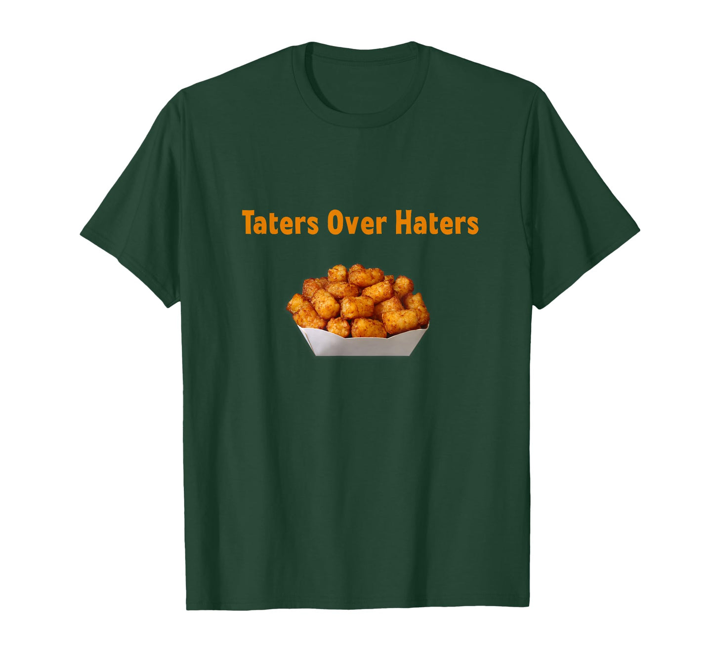 Funny Potato Taters Over Haters Novelty T-Shirt