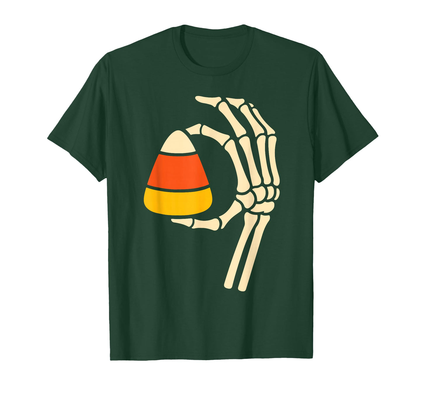 Skeleton Hand Holding Fun Halloween Matching Pyjama Couple T-Shirt
