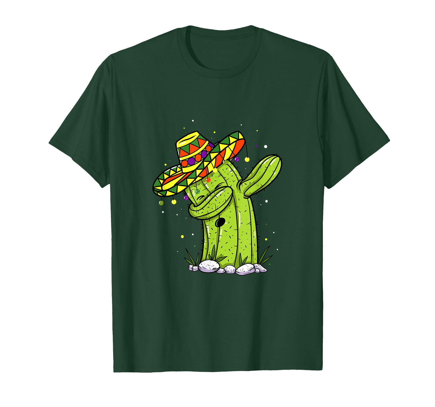 Dabbing Cactus Cinco de Mayo Mexican Party Kids Toddler Boys T-Shirt