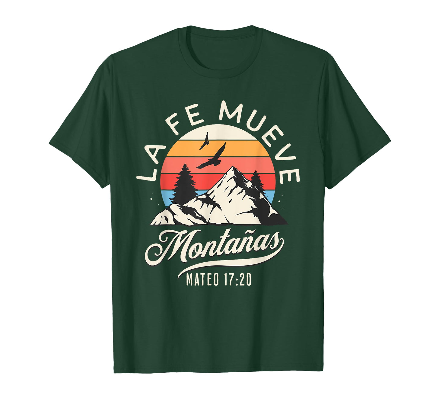 La Fe Mueve Montañas Todo Es Posible Jesus Cristiano T-Shirt