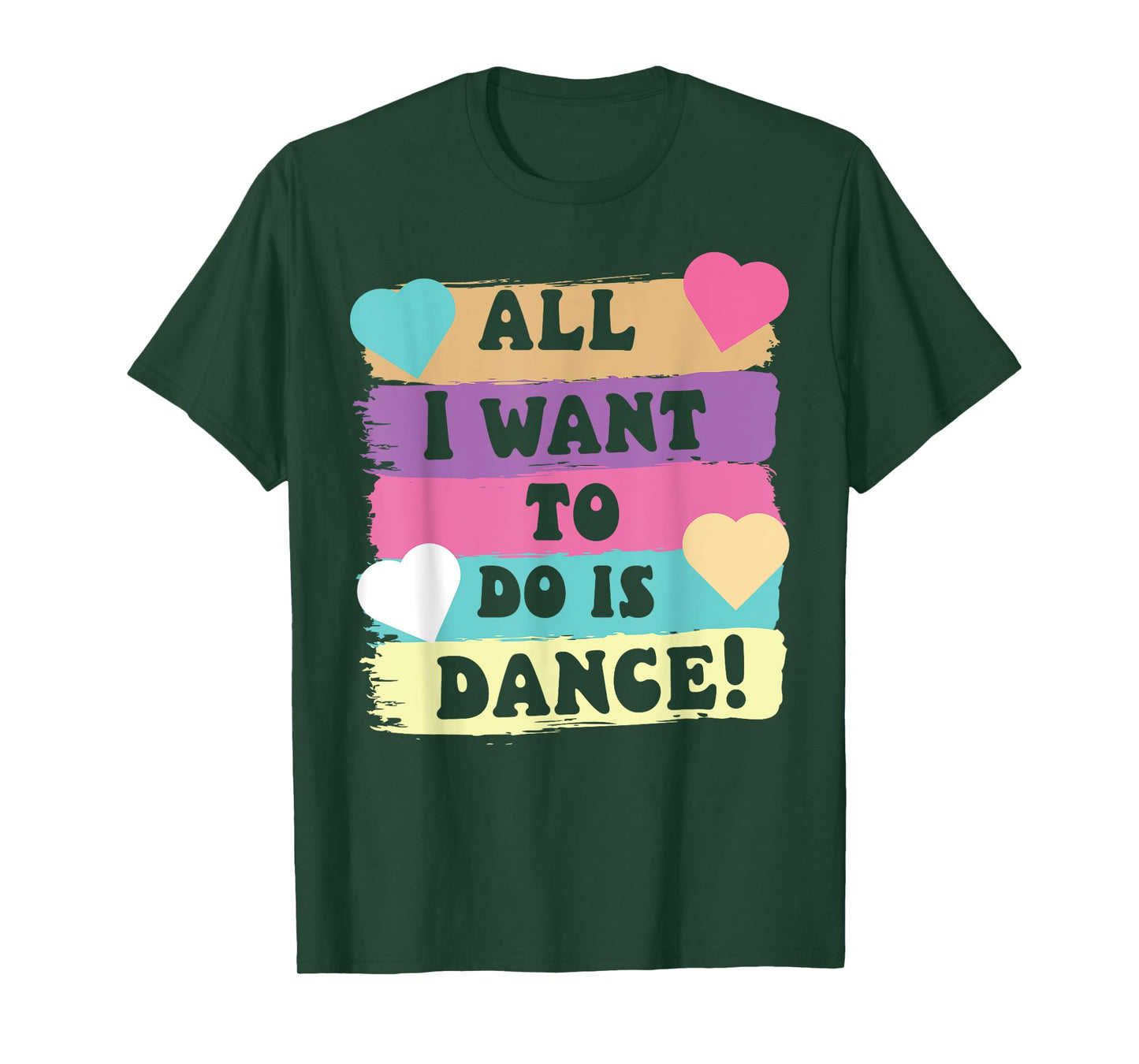 All I Want To Do Is Dance Hip Hop HipHop Dancer Breakdancing T-Shirt