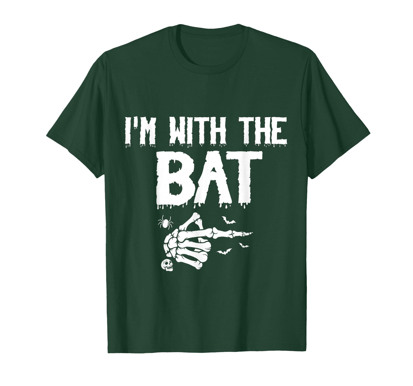 I'm with The bat Funny Matching Couple Costume Halloween T-Shirt