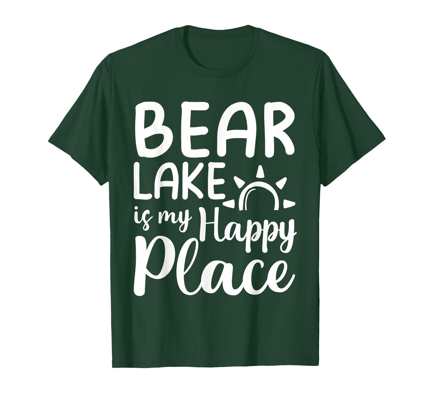 Bear Lake Is My Happy Place - Camping Nature Outdoor Lake T-Shirt