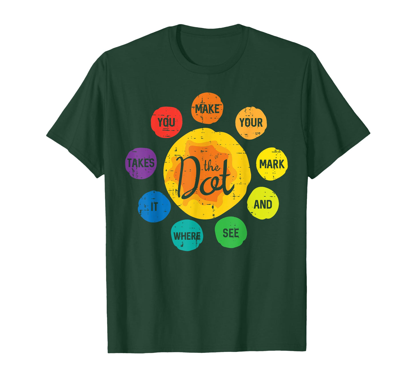 The Dot Make Mark Dots Men Women Kids Boys Girl Toddler T-Shirt