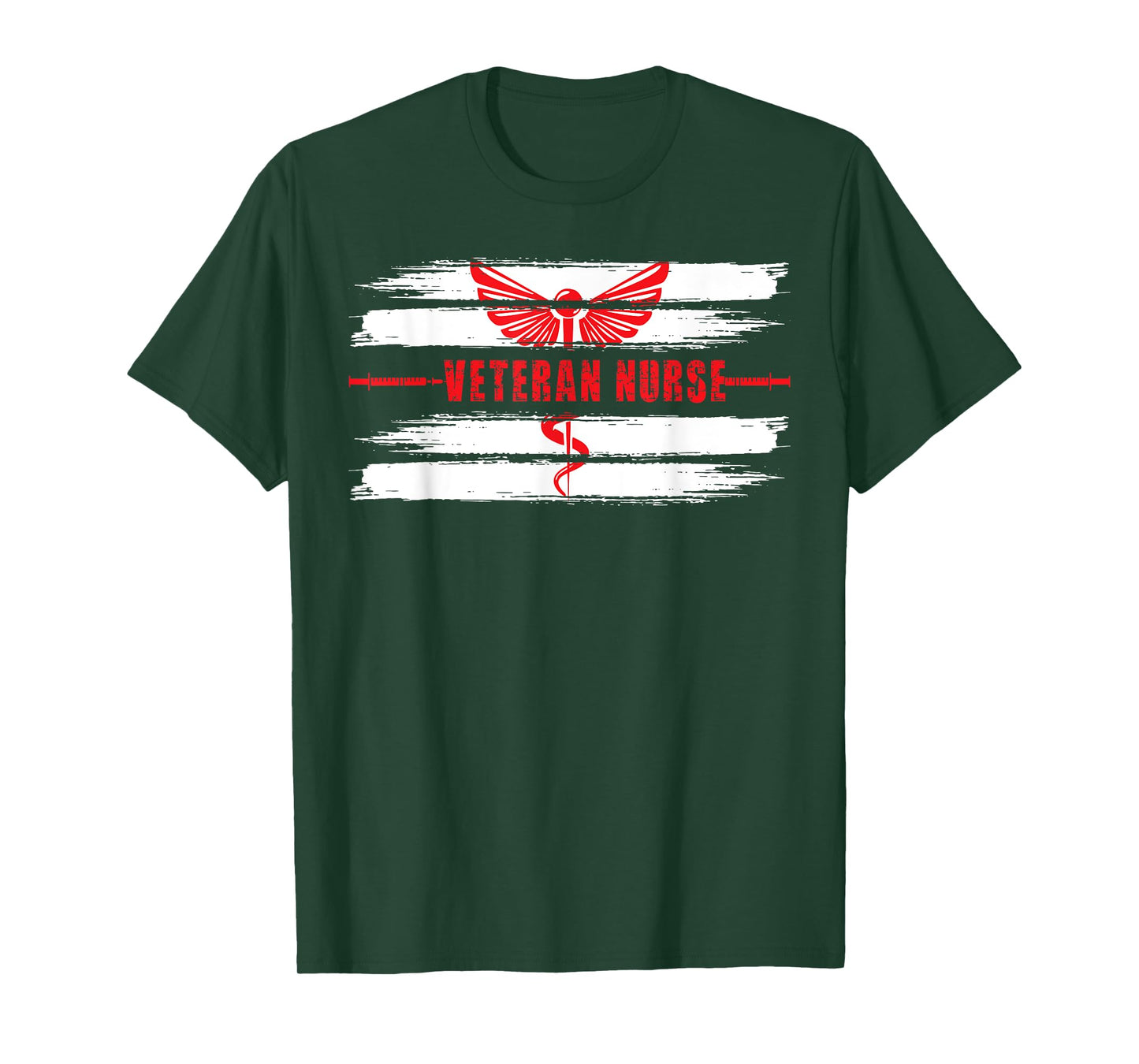 Proud Veteran Nurse Veteran Nursing Caduceus T-Shirt