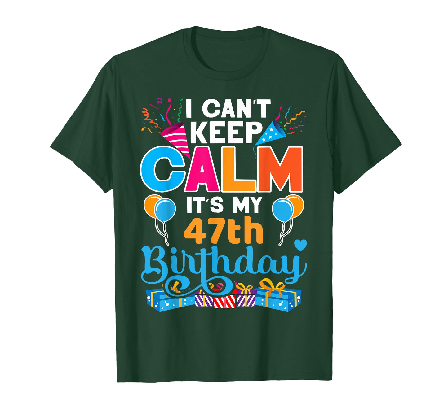 47 years old Tshirt Bday It's My 47th Birthday Women Men T-Shirt